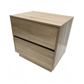 2 Drawer Cabinet Wood Colour